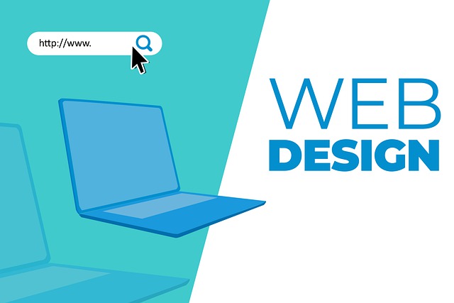 laptop s nápisem „web design“